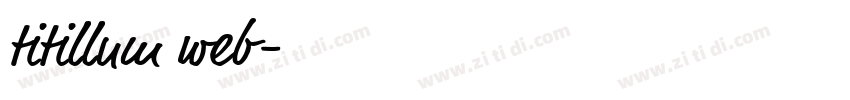 titillum web字体转换